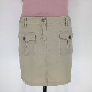 Tommy Hilfiger Chino Cargo Mini Skirt, 10